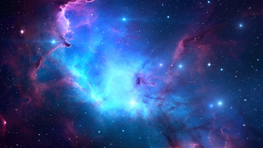 beautiful nebula in deep space 4K