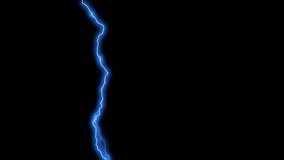 Realistic Thunderbolts Isolated on Black Background with Bright Blue Flashes,Lightning strikes set,Lightning storm at night,Lightning storm at night - Powered by Shutterstock - Get 15% off with code: PIKWIZARD15