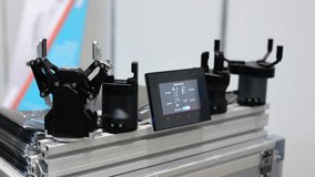Nozzles for a futuristic automated robotic hand to grab a bottle in production. Adaptive Grippers - Powered by Shutterstock - Get 15% off with code: PIKWIZARD15
