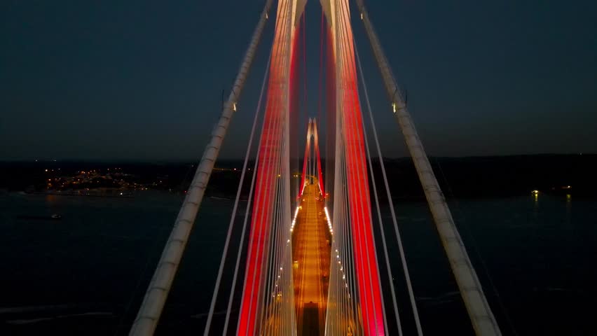 Istanbul Yavuz Sultan Selim Bridge Aerial View Drone Shooting - İstanbul Yavuz Sultan Selim Köprüsü Havadan Görüntüleme