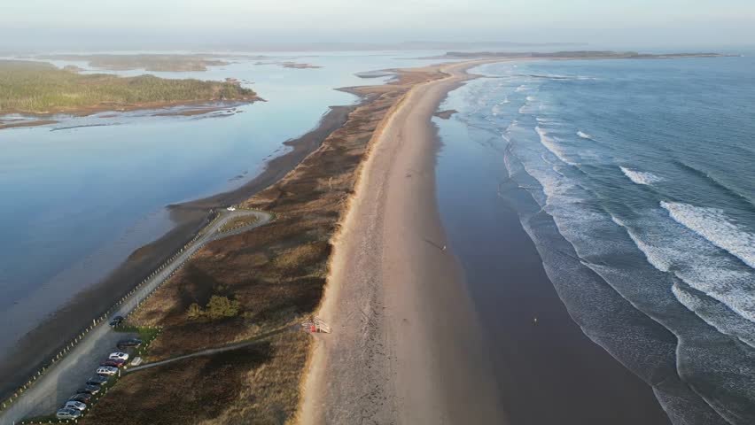Beach in Nova Scotia 4k