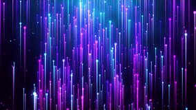 Abstract line digital transfers particle light abstract background. Technology digital wave concept. abstract motion wave blue dots with glowing defocused. - Powered by Shutterstock - Get 15% off with code: PIKWIZARD15