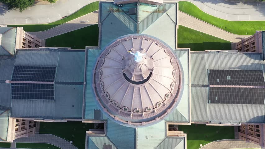 An aerial of the city of San Antonio in Texas, United States.