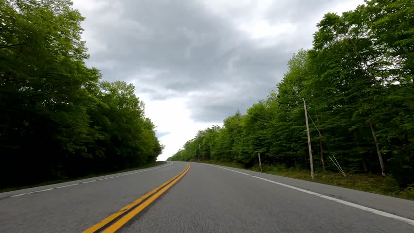 Adirondacks 75 Driving Saranac Inn to Santanoni Newcomb New York