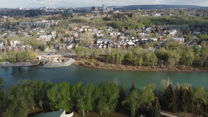 Aerial view of Calgary