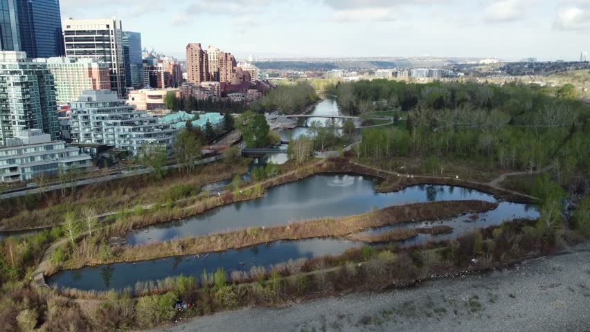 Aerial view of Calgary