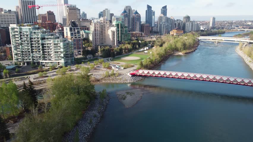 Aerial view of Calgary