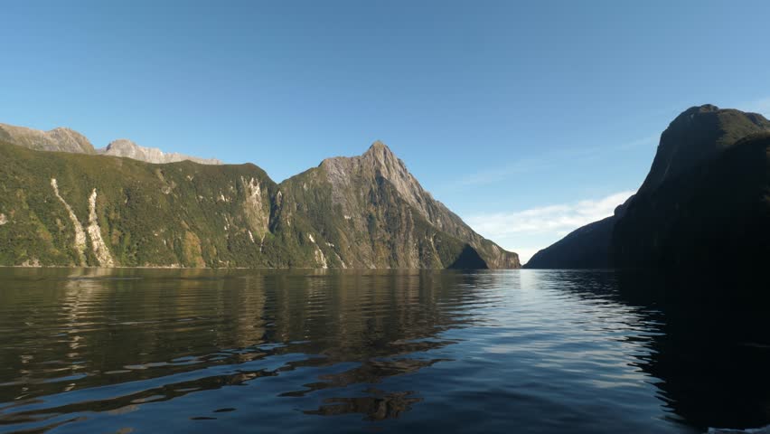 Milford Sound fiord on New Zealand