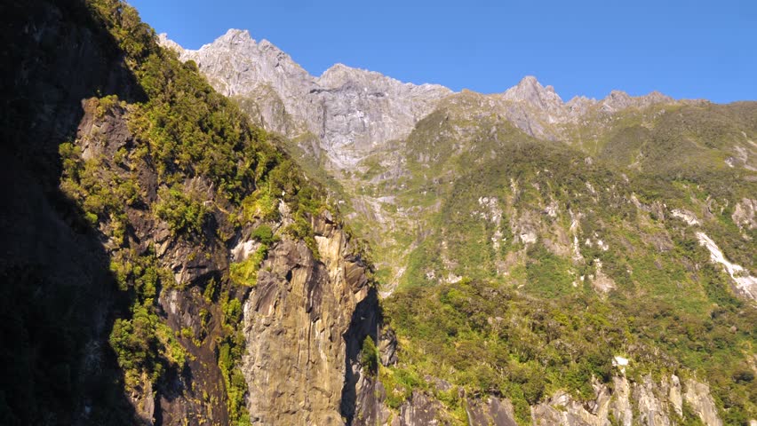 Milford Sound fiord on New Zealand