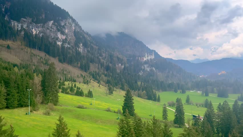 Beautiful valley in the Allgau Germany - travel photography