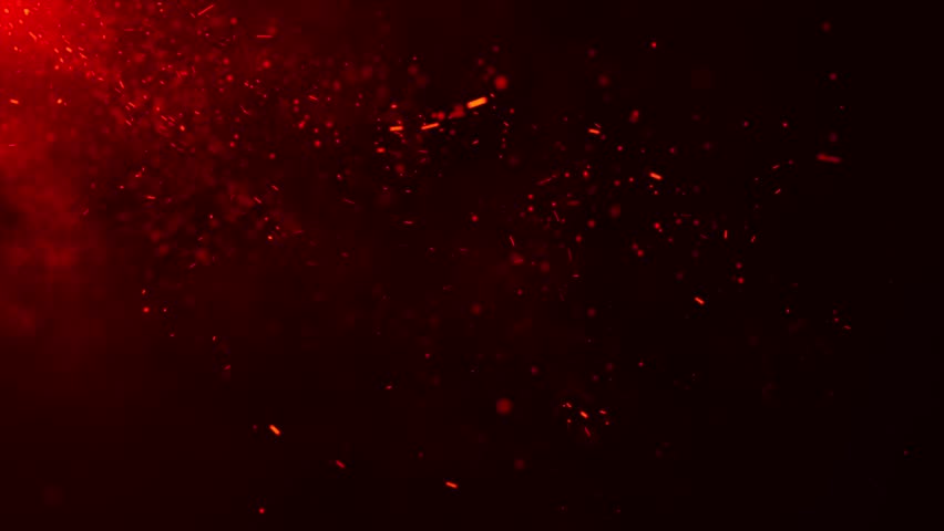Fire Particles Background. Fire Sparks Particles  Background. Ember Particle Background. Ultra HD 4K. 