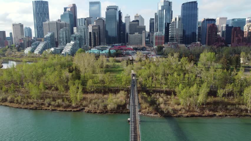 Aerial view of Calgary