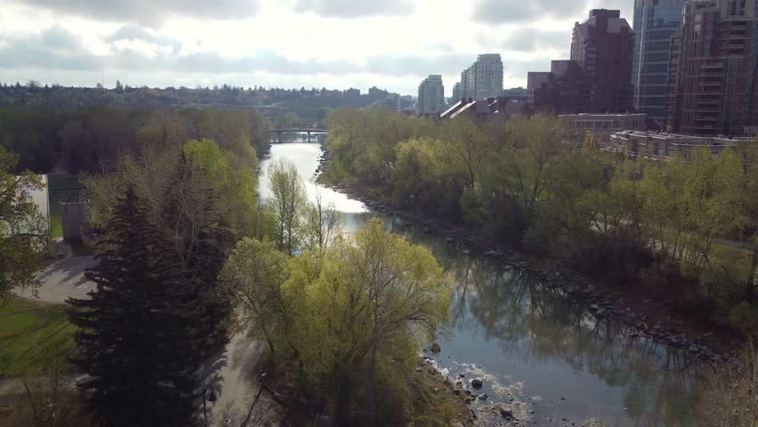 Aerial view of Calgary