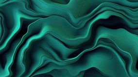 Abstract teal liquid motion video background, green layered forms, wave paper cut, multi-layered color fields, multilayered folding graphics, sculptural paper fluid with slow dissolving effect - Powered by Shutterstock - Get 15% off with code: PIKWIZARD15
