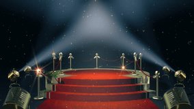 Awards Golden Stage 3d animation. - Powered by Shutterstock - Get 15% off with code: PIKWIZARD15