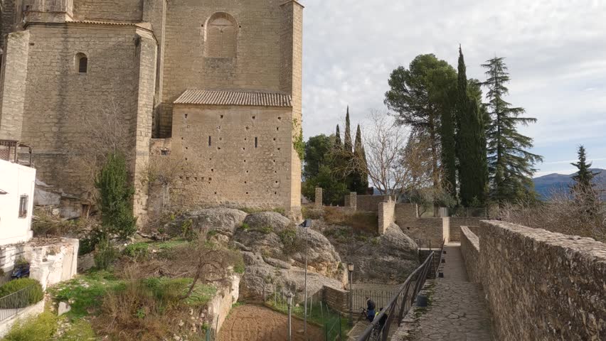 Christian temple Church of the Holy Spirit in the old city of Ronda, Spain