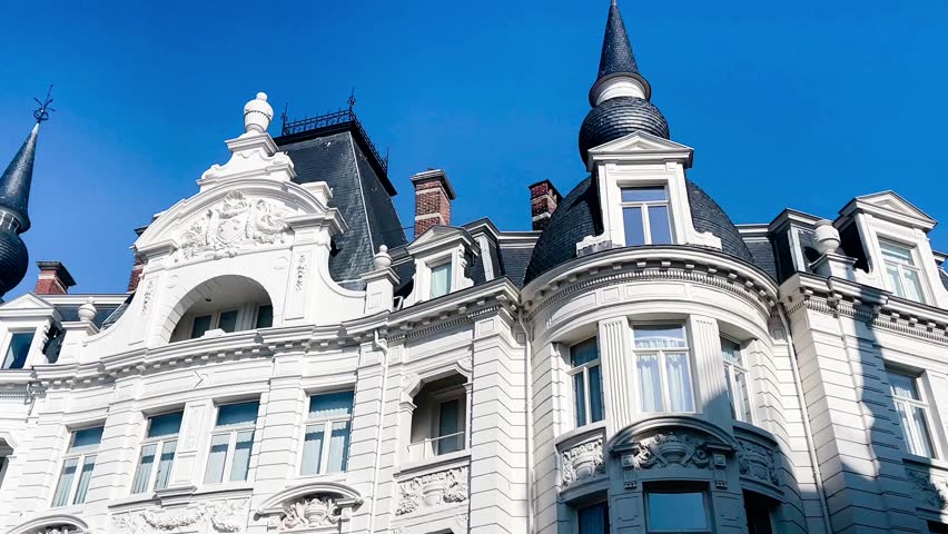 Grand architecture of Antwerp, Belgium