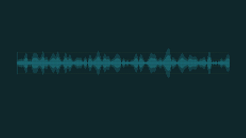 HUD element audio spectrum - sound wave equalizer.