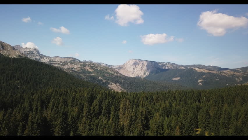 Aerial view Mountains In Durmitor National Park, Montenegro 
 | Shutterstock HD Video #1103726287