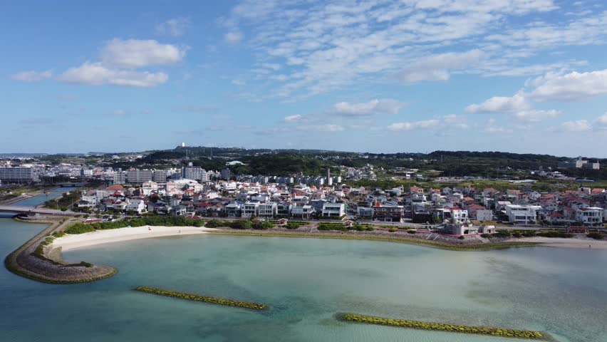 View of Shiozaki Beach in the southern part of Okinawa island