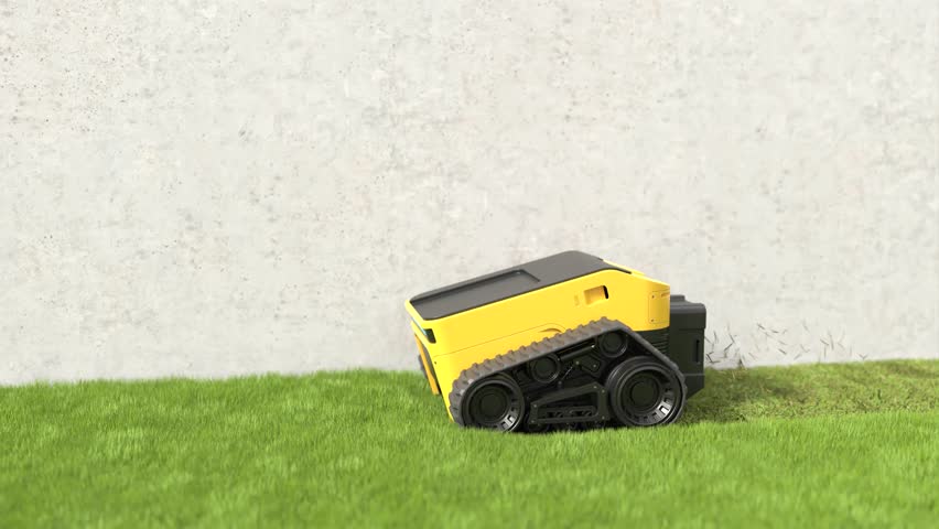 Electric lawn mowing robot, The automatic lawn mower