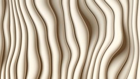 Beige liquid motion video background, colored layered forms, vertical wave paper cut, multi-layered color fields, multilayered folding graphics, sculptural paper fluid with slow dissolving effect - Powered by Shutterstock - Get 15% off with code: PIKWIZARD15