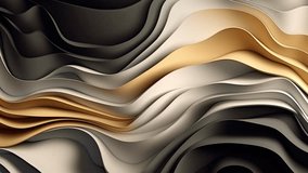 Elegant liquid motion video background, colored layered forms, wave paper cut, multi-layered color fields, multilayered folding graphics, sculptural paper fluid with slow dissolving effect - Powered by Shutterstock - Get 15% off with code: PIKWIZARD15