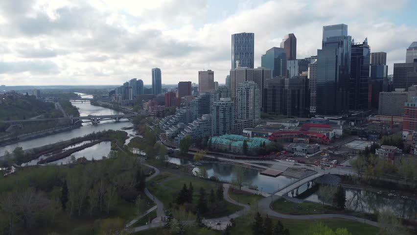 Aerial view of Calgary