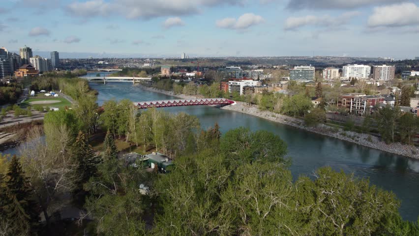 Aerial view of Calgary