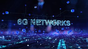 6G networks - businessman working with virtual reality at office. - Powered by Shutterstock - Get 15% off with code: PIKWIZARD15