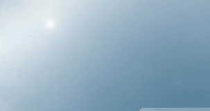 Animation of world map and data processing against clouds in the blue sky. Computer interface and cloud data storage technology concept - Powered by Shutterstock - Get 15% off with code: PIKWIZARD15
