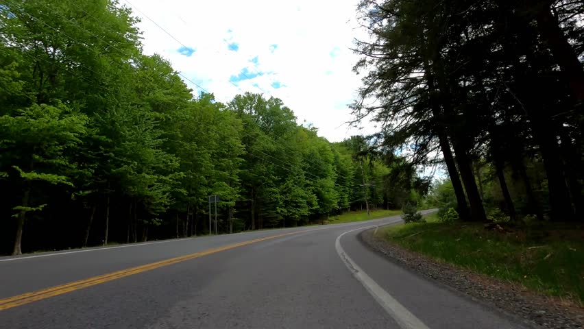 Adirondacks 29 Driving Saranac Inn to Santanoni Newcomb New York