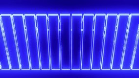 Abstract blue triangles screw spiral. seamless loop abstraction. spiral rotation. DNA, Bright emission light. Musical performance. Geometric shapes. Abstraction for the background - Powered by Shutterstock - Get 15% off with code: PIKWIZARD15