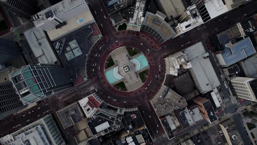 Aerial Soldiers And Sailors Monument Indianapolis, Indiana
