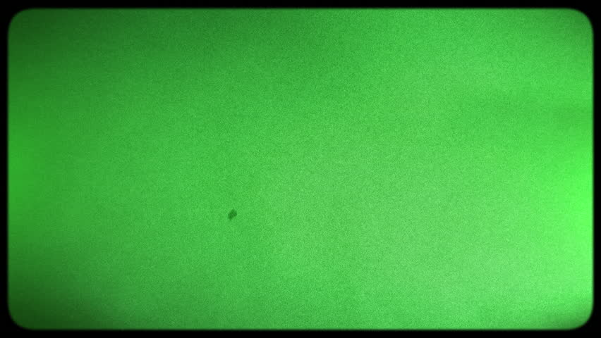 Effect of an old TV with a kinescope on a green screen. Chromakey vintage TV with damages, scratches, flicker and retro effect. Royalty-Free Stock Footage #1103771493