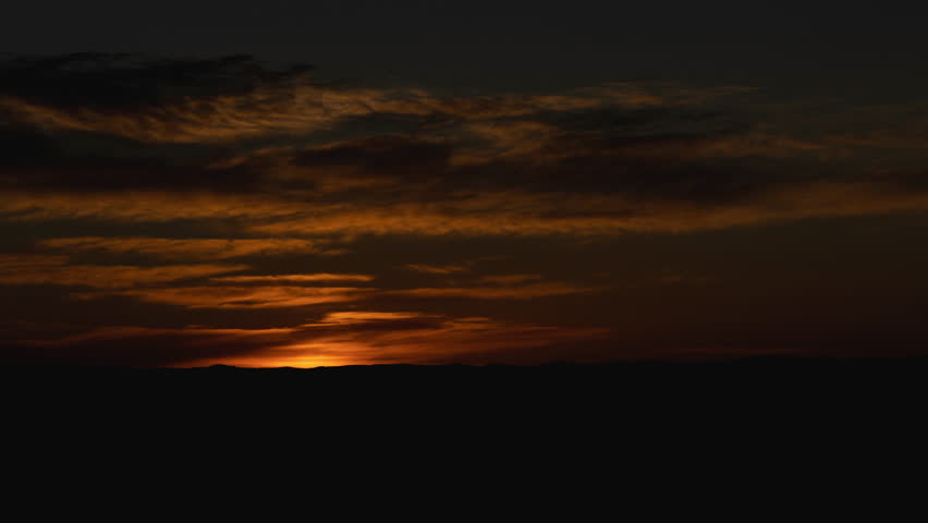 Sunrise Timelapse in the High Desert 4K Telephoto Royalty-Free Stock Footage #1103773753
