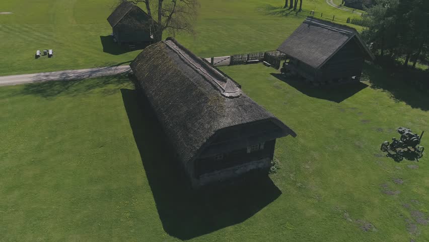 A view of old manor house