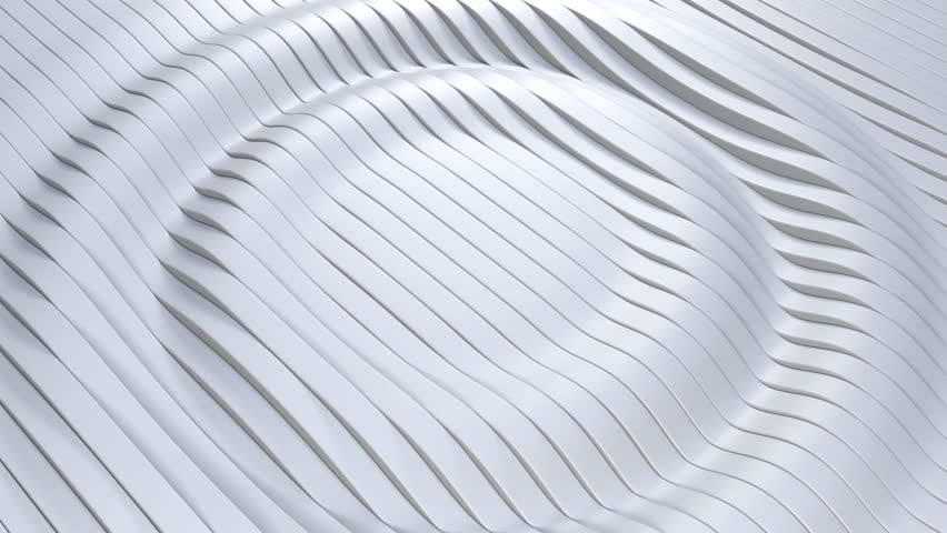 Clean 3d render abstract background. Bright and modern futuristic motion texture for business concept. Simple surface with radial waves pattern. Seamless loop. Royalty-Free Stock Footage #1103785485