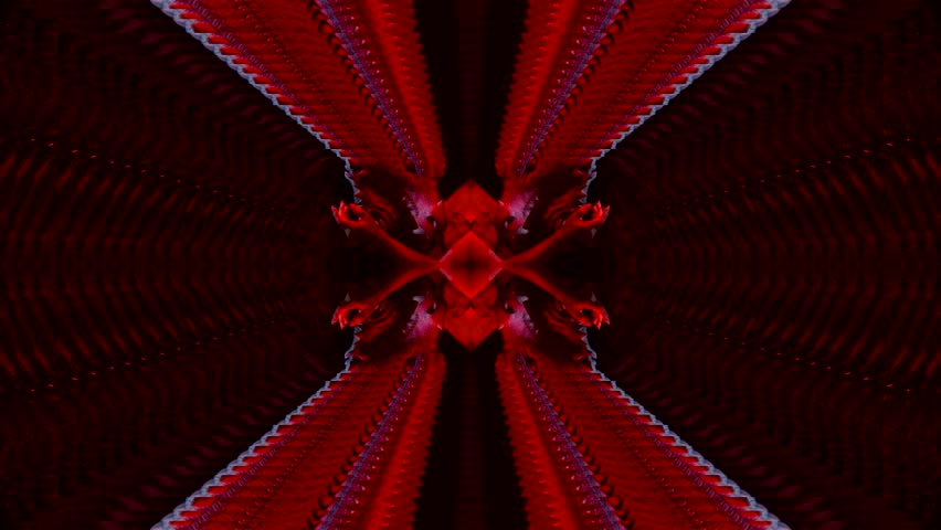 strange psychedelic shot in red and black colors, moving female arms in darkness, horror, nightmare