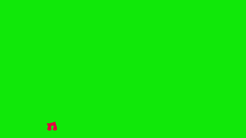 Musical notation transition animation on a green screen. Key color, 4K video. Royalty-Free Stock Footage #1103786209