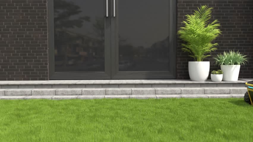 Electric lawn mowing robot, The automatic lawn mower