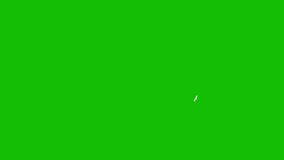 Green Screen Video Embellished with Blink Icons: A New Video Experience Full of Eye-catching Effects! Looped video. Vector illustration on green background.