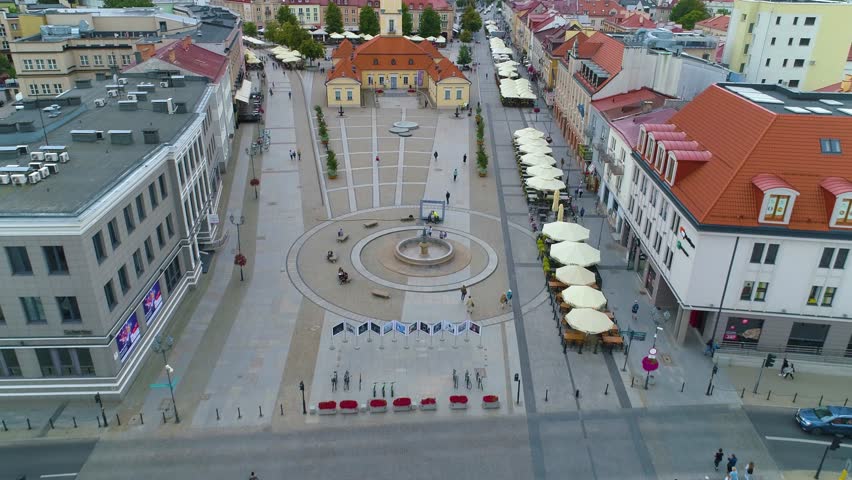 Old Town Rynek Council Kosciuszki Square Bialystok Ratusz Aerial View Poland
