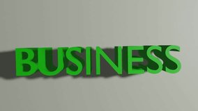 Business Text Transition 3D Animation - Powered by Shutterstock - Get 15% off with code: PIKWIZARD15