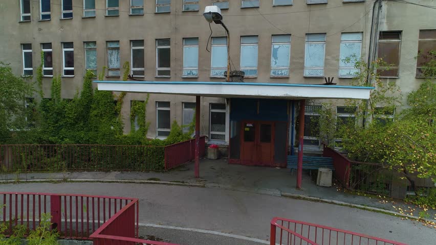 Abandoned Hospital Ostroleka Opuszczony Szpital Aerial View Poland