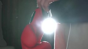 boxer puts on a boxing glove. - Powered by Shutterstock - Get 15% off with code: PIKWIZARD15