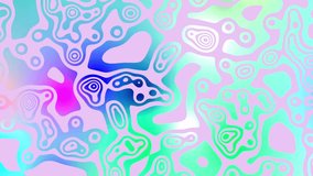 Plasma blobs light pink and rainbow bright colorful animation vj background motion backdrop, abstract amoeba bacteria morphing, weird and trippy animated strange seamless looping video
