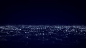 Futuristic perspective grid in digital cyberspace. Flow of wavy binary code. Network connection structure. 3D rendering.	 - Powered by Shutterstock - Get 15% off with code: PIKWIZARD15