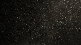  4k slow-motion breathtaking VFX spectacle of a hay and dust explosion element. This cinematic footage captures the dynamic impact and intense chaos as debris flies through the air on black bg.  - Powered by Shutterstock - Get 15% off with code: PIKWIZARD15