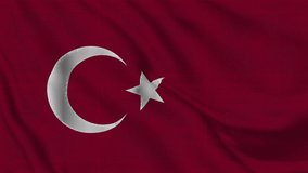 the essence of Turkey with this video showing a fascinating Turkish flag decorated with intricate national patterns on fine textiles. Immerse yourself in Turkey's rich cultural heritage.	